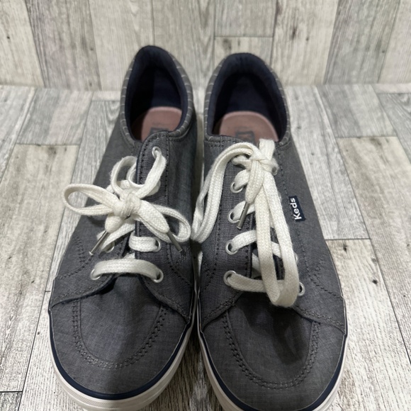 Keds women’s blue denim lace up fashion sneakers shoes size 6 - Picture 5 of 7
